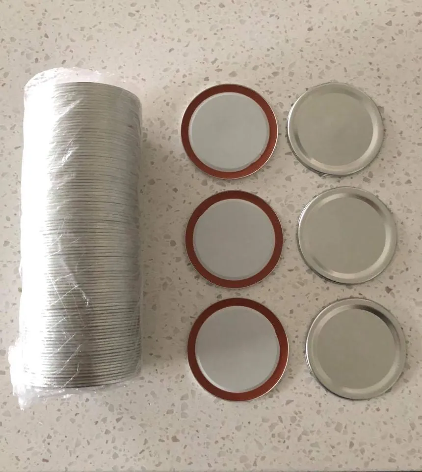 100 Canning Jar Lids Regular Mouth and Wide Mouth