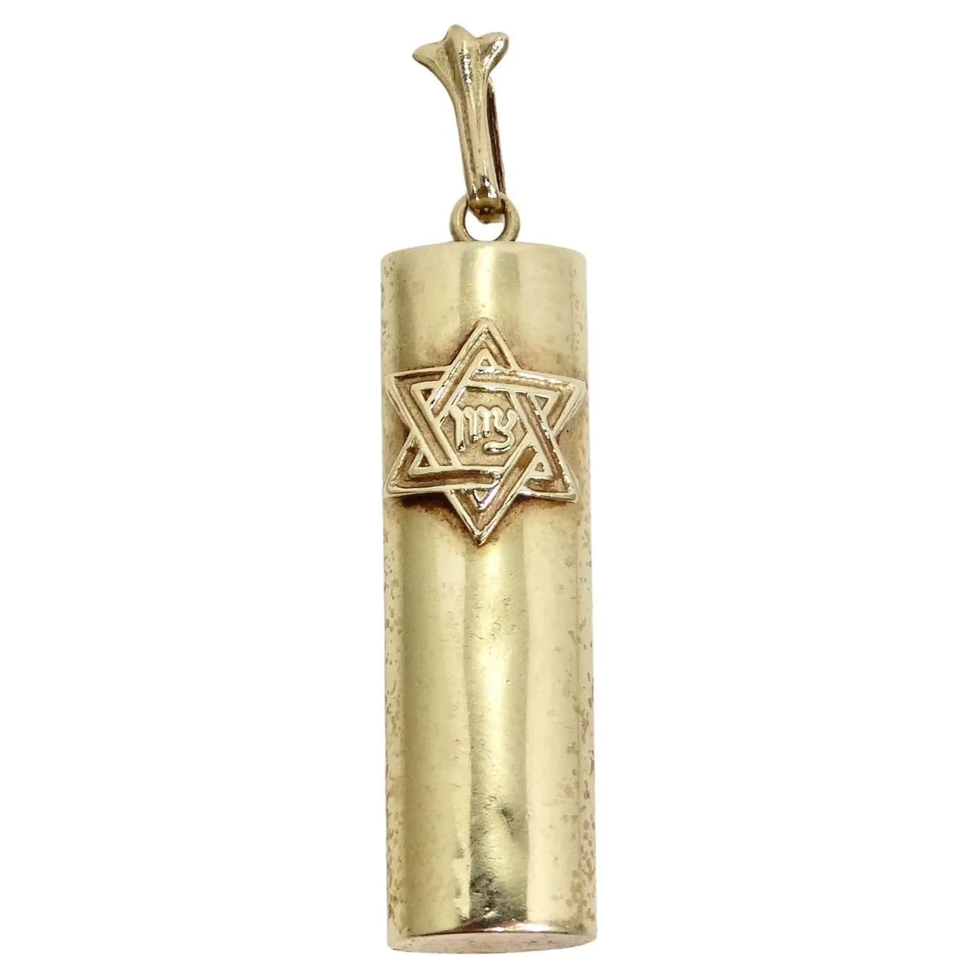 14K Gold 1960s Star of David Pendant