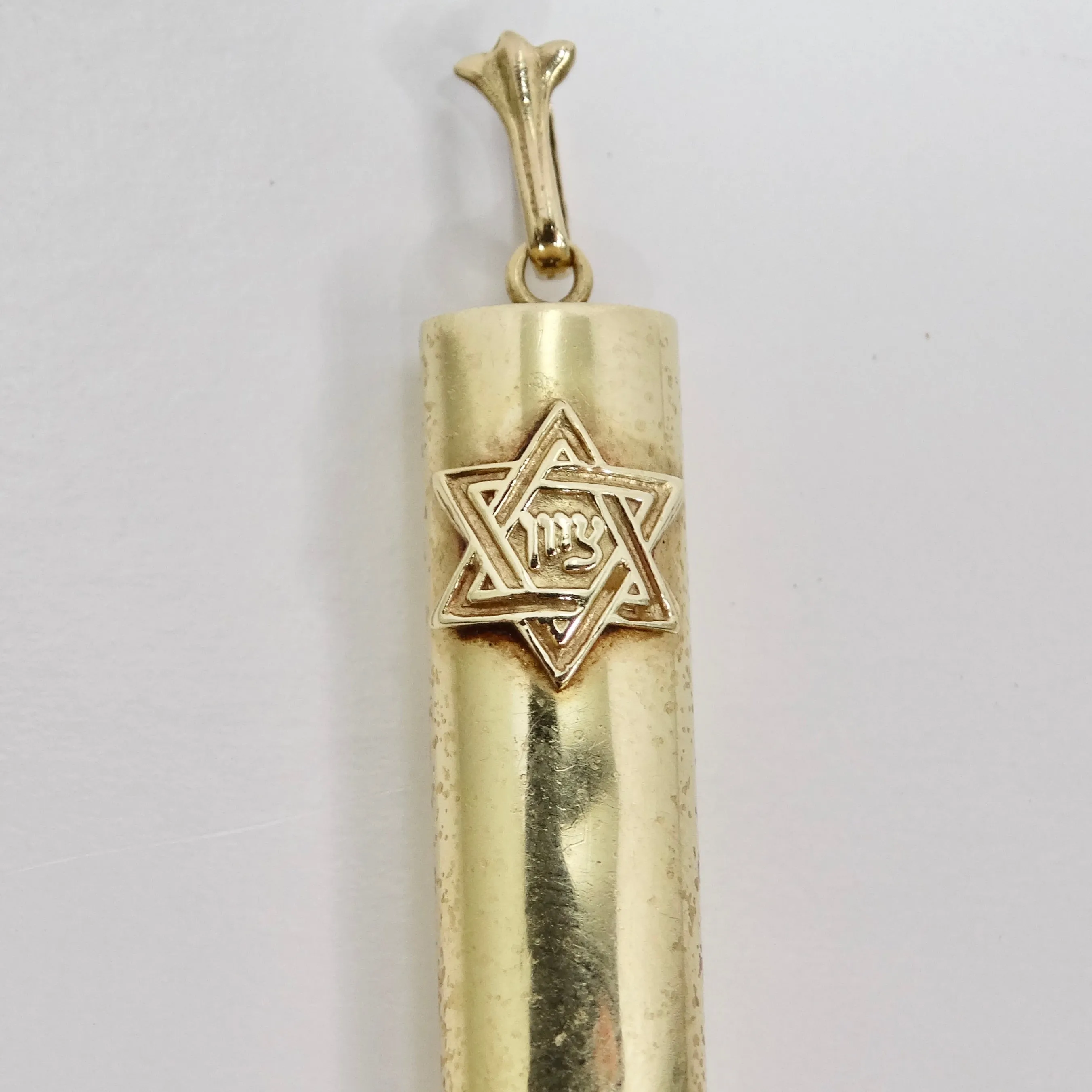 14K Gold 1960s Star of David Pendant