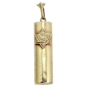 14K Gold 1960s Star of David Pendant