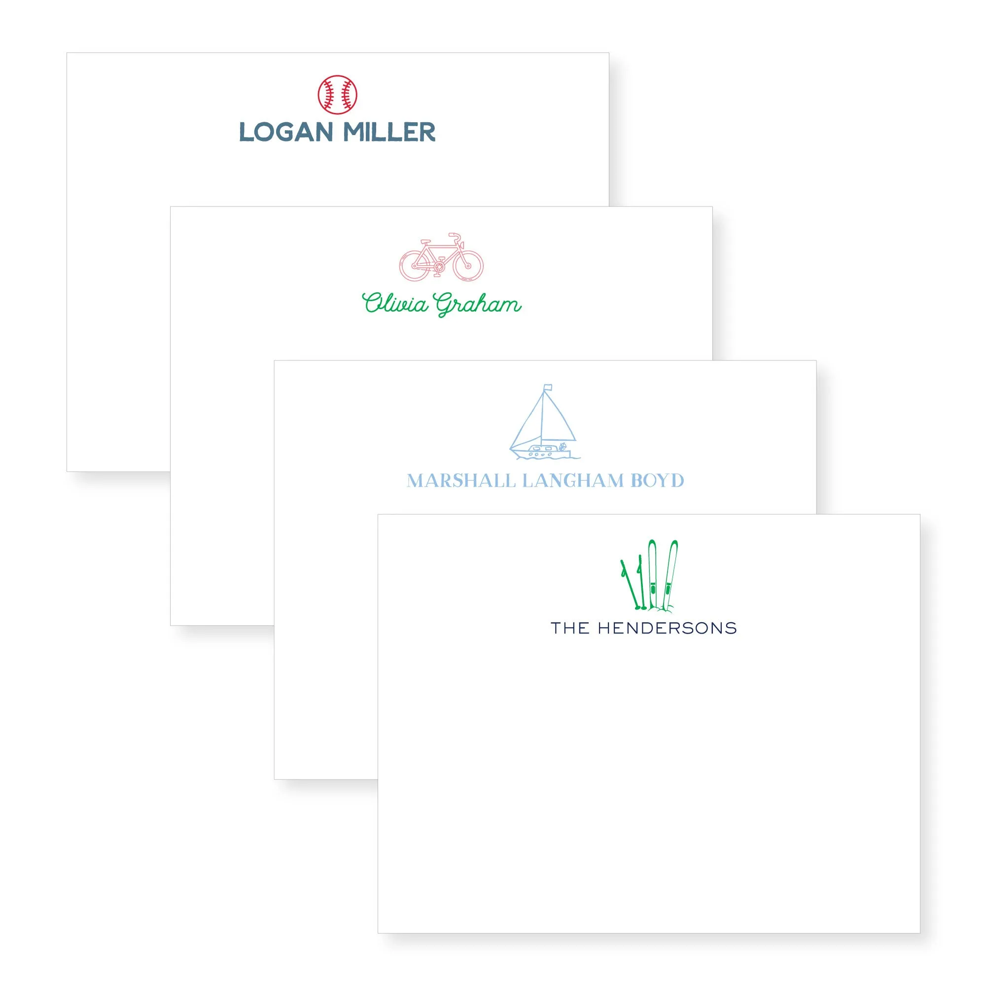 4.25x5.5" Good Sport Notecard