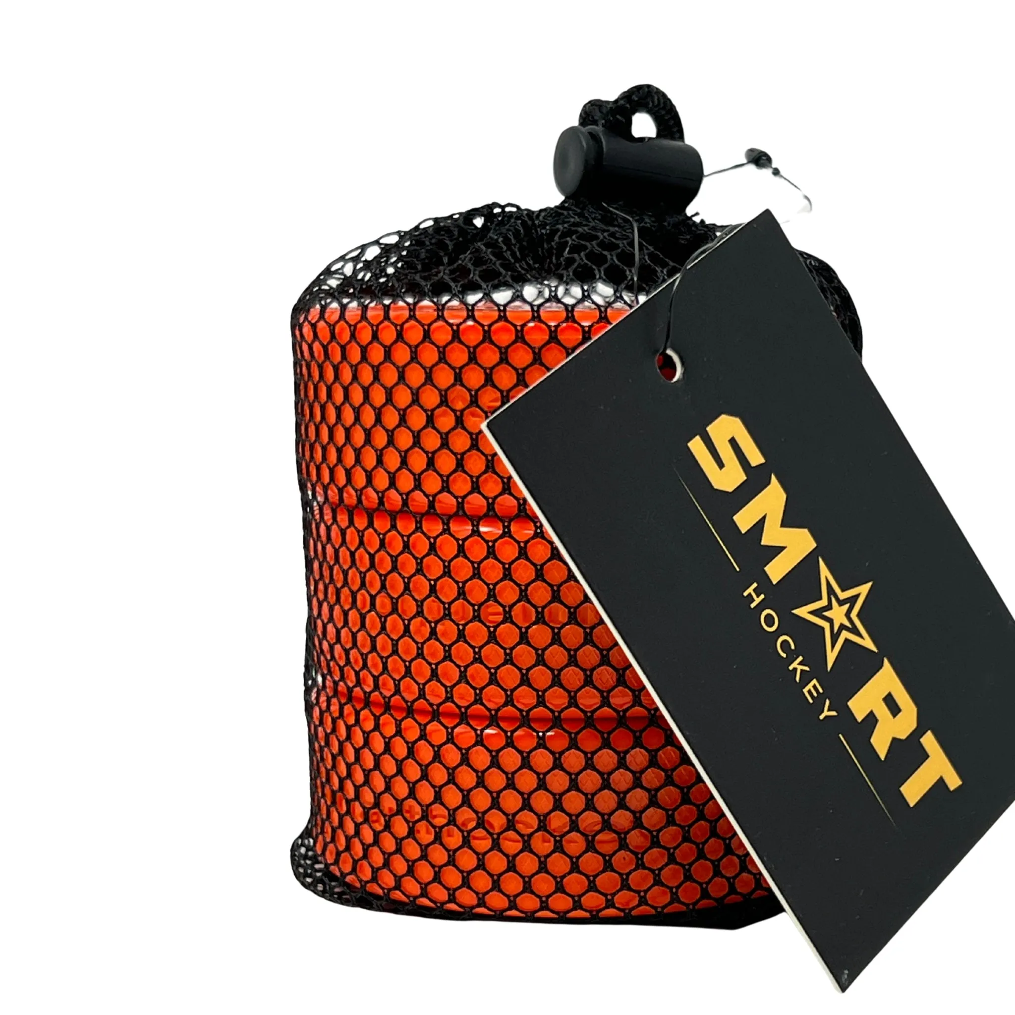 6oz Stickhandling Puck - 3 Pack NEON ORANGE