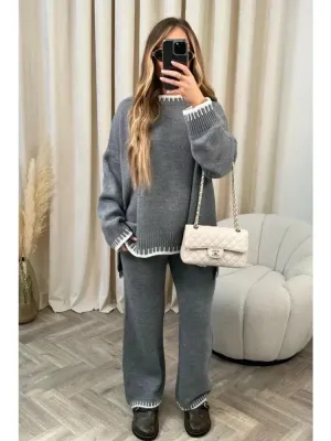 Amber Knitted Two Piece Set