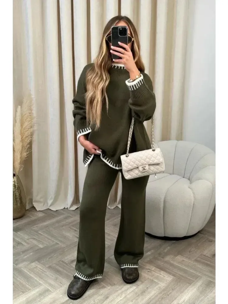 Amber Knitted Two Piece Set