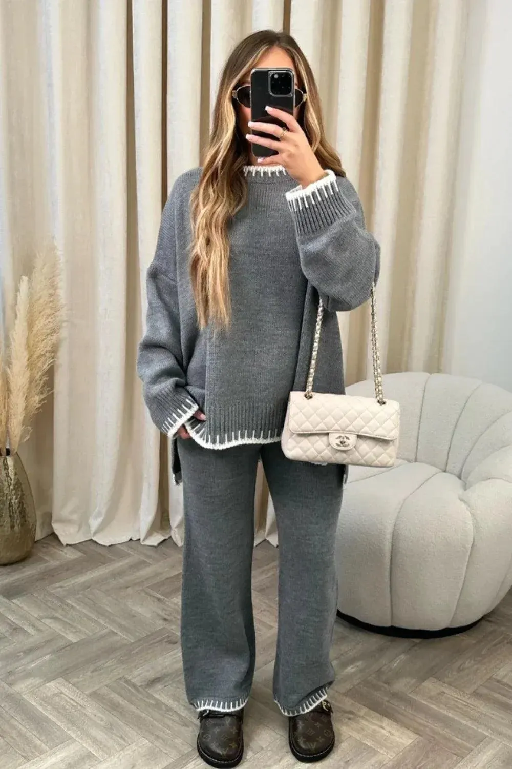 Amber Knitted Two Piece Set