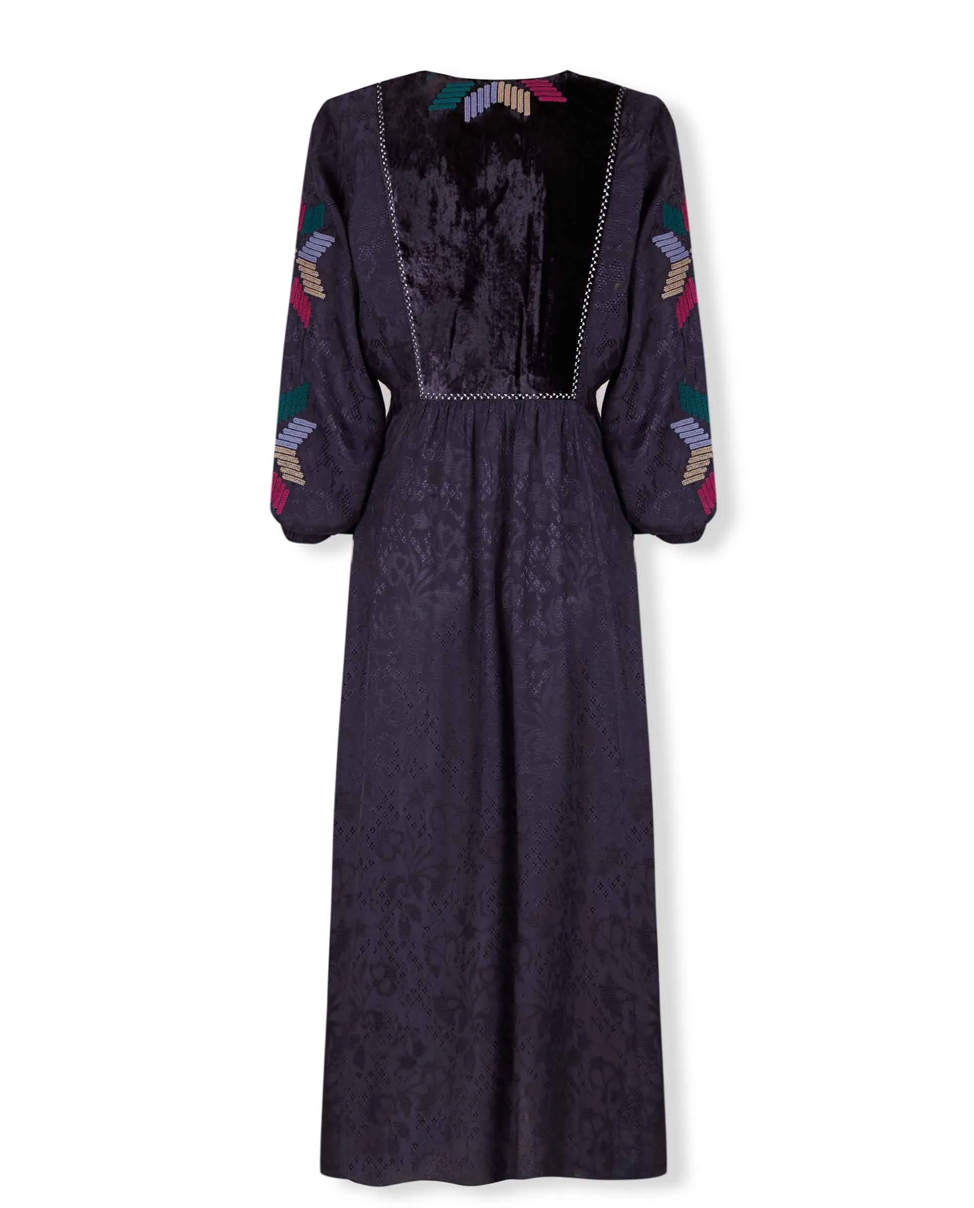 AMPARO | Vestido midi manga larga
