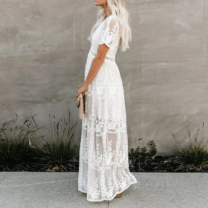 Aniek™ - Maxi Lace Ibiza Dress
