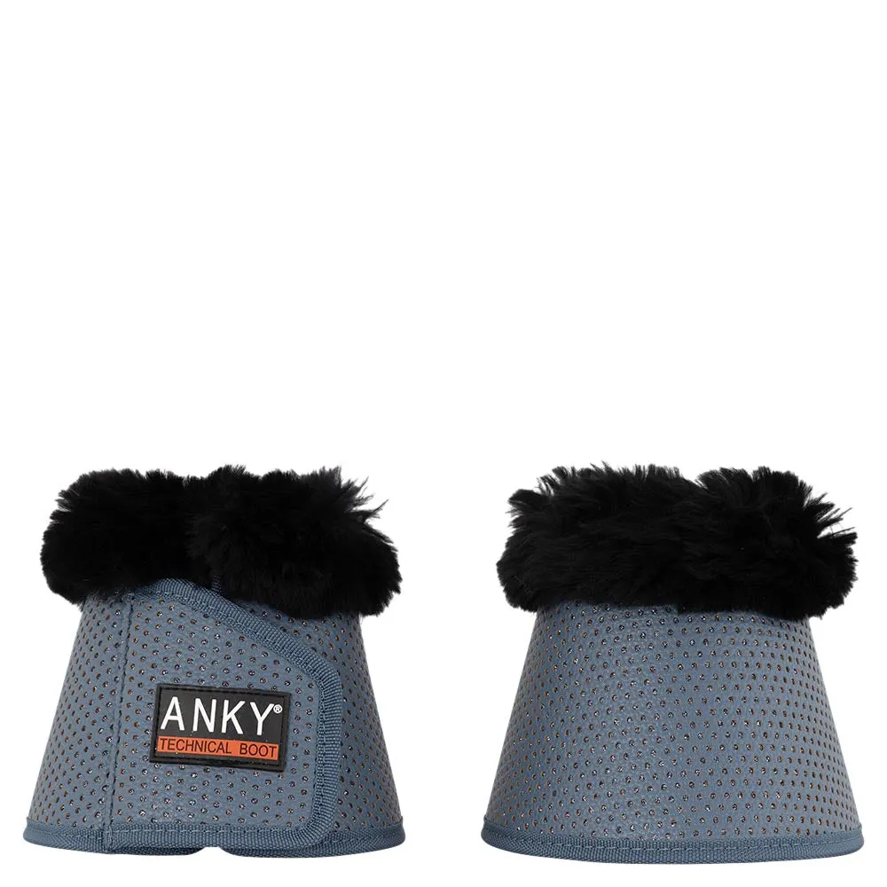Anky Ocean view glitter sheepskin overreach boots