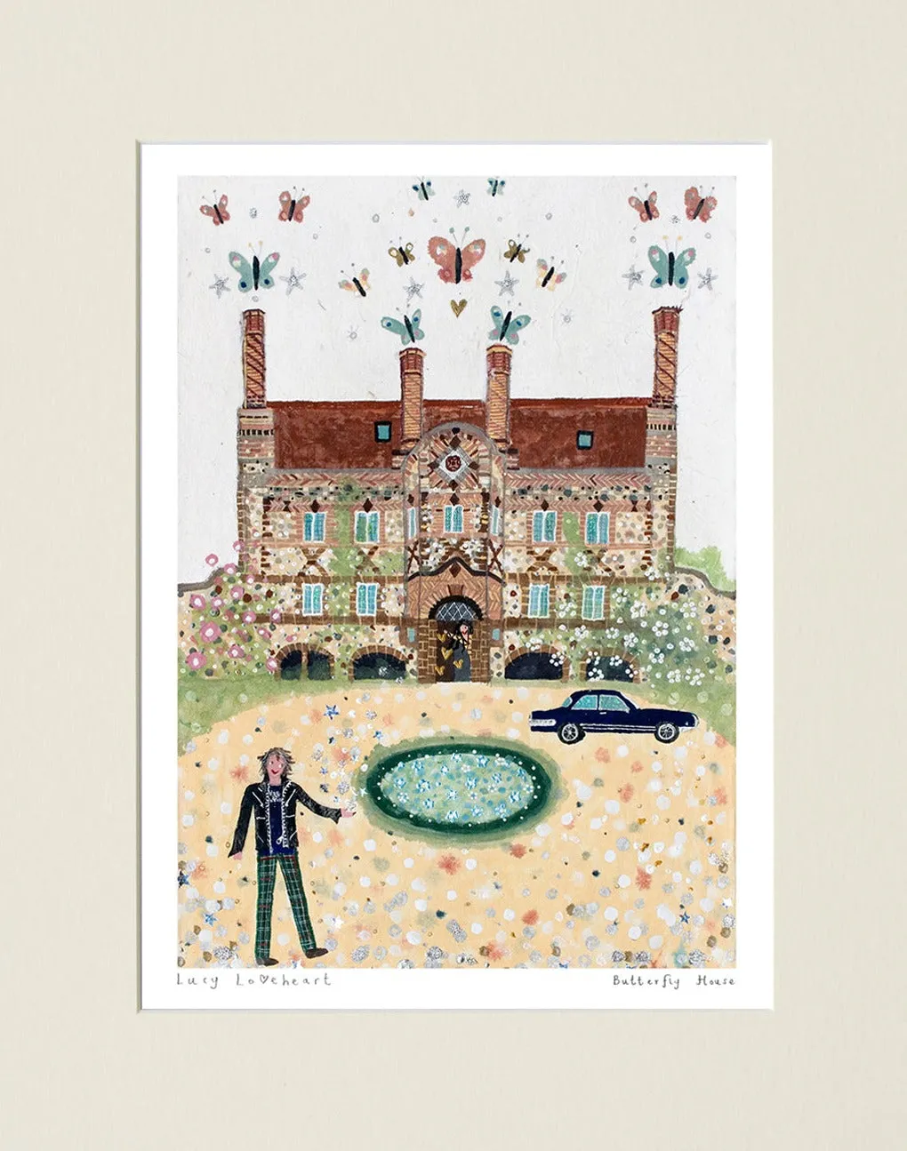 Art Prints | Butterfly House | Lucy Loveheart