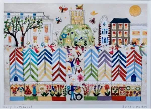 Art Prints in a Tube | Rainbow Market | Lucy Loveheart