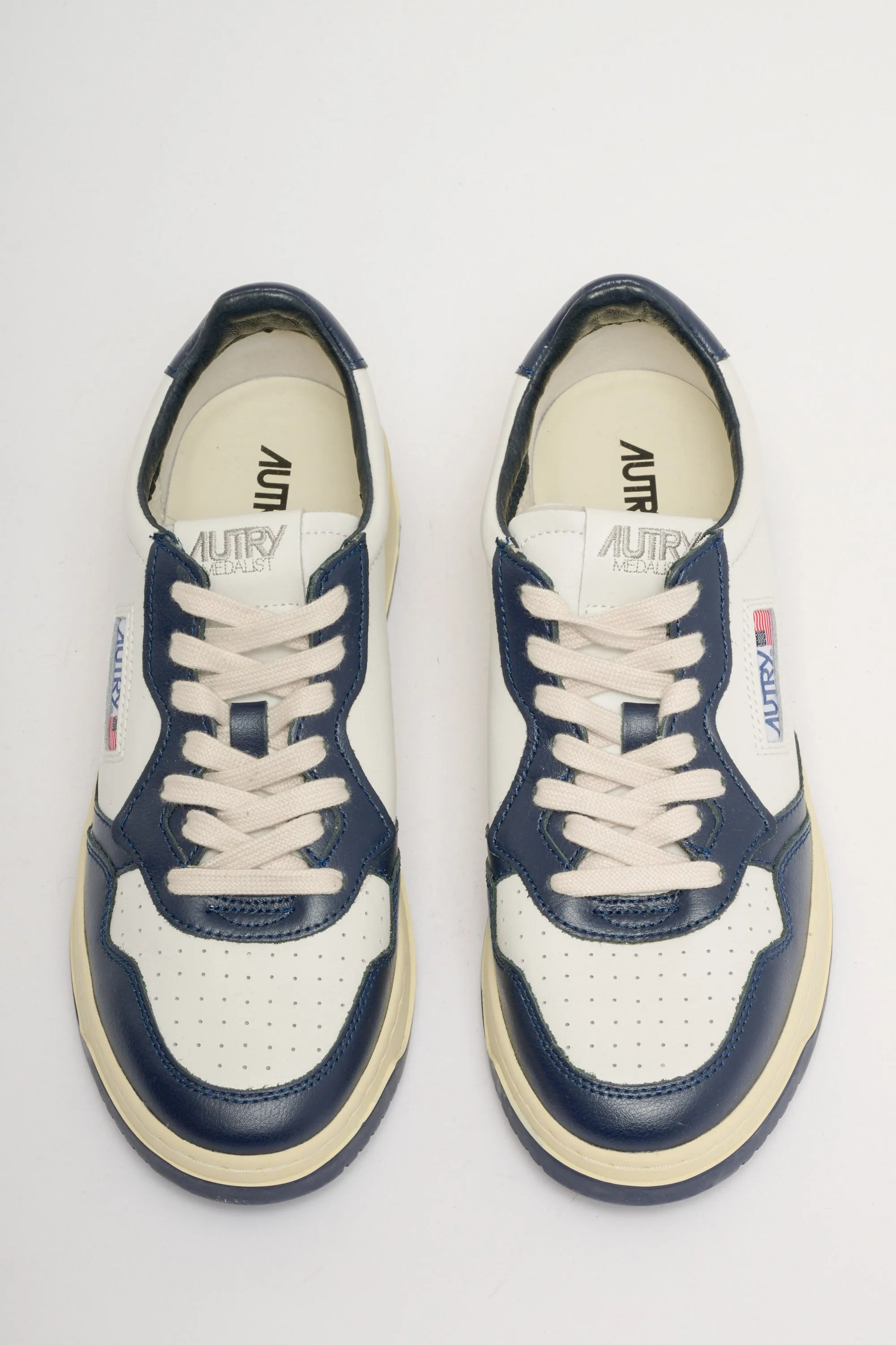 Autry Sneakers Pelle/Tessuto Bianco