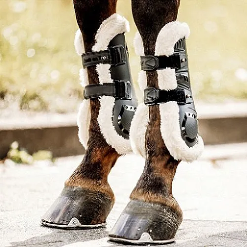 Back On Track® Airflow Tendon Boots with Faux Fur