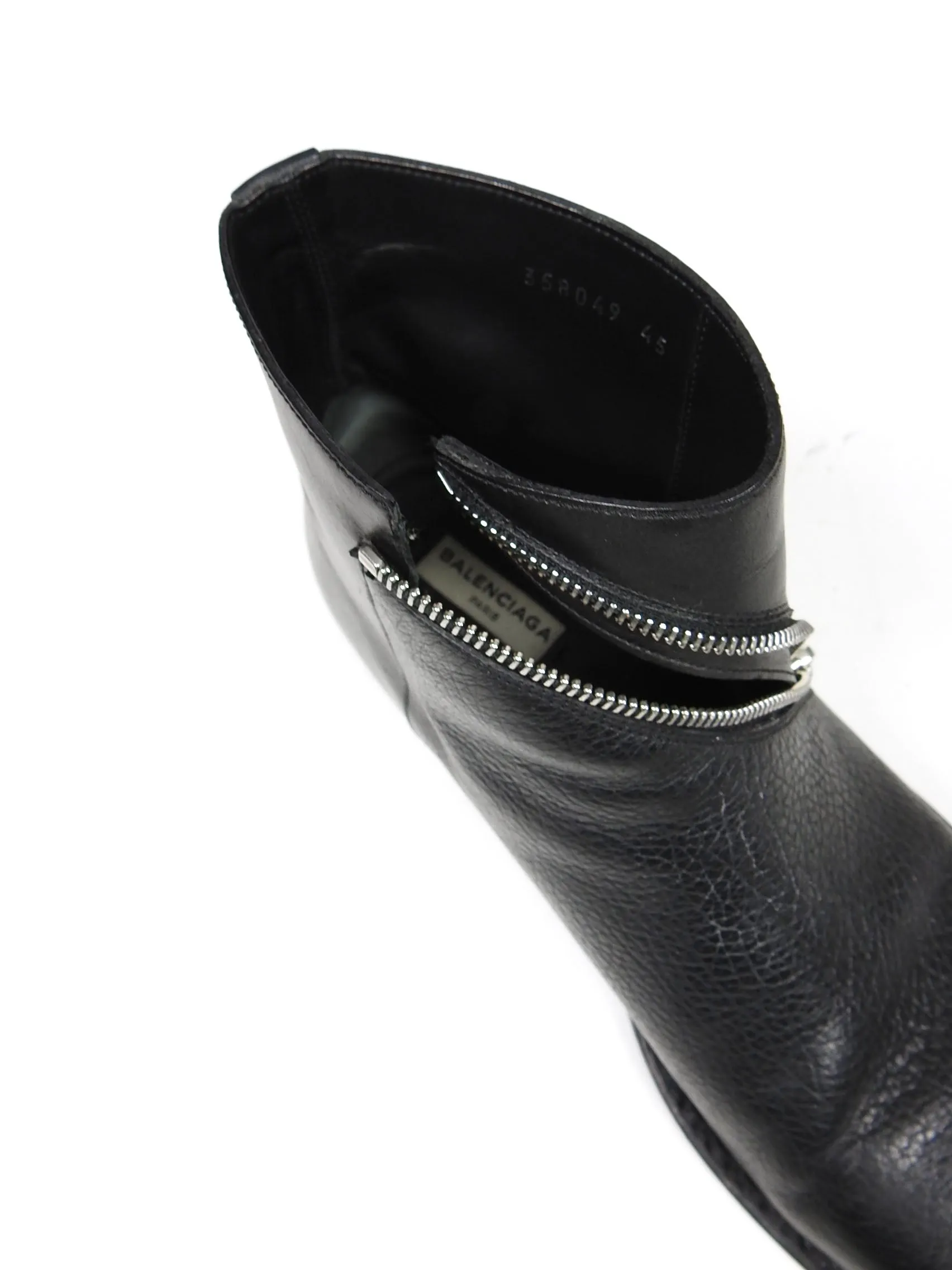 Balenciaga Zippered Boots Size 45