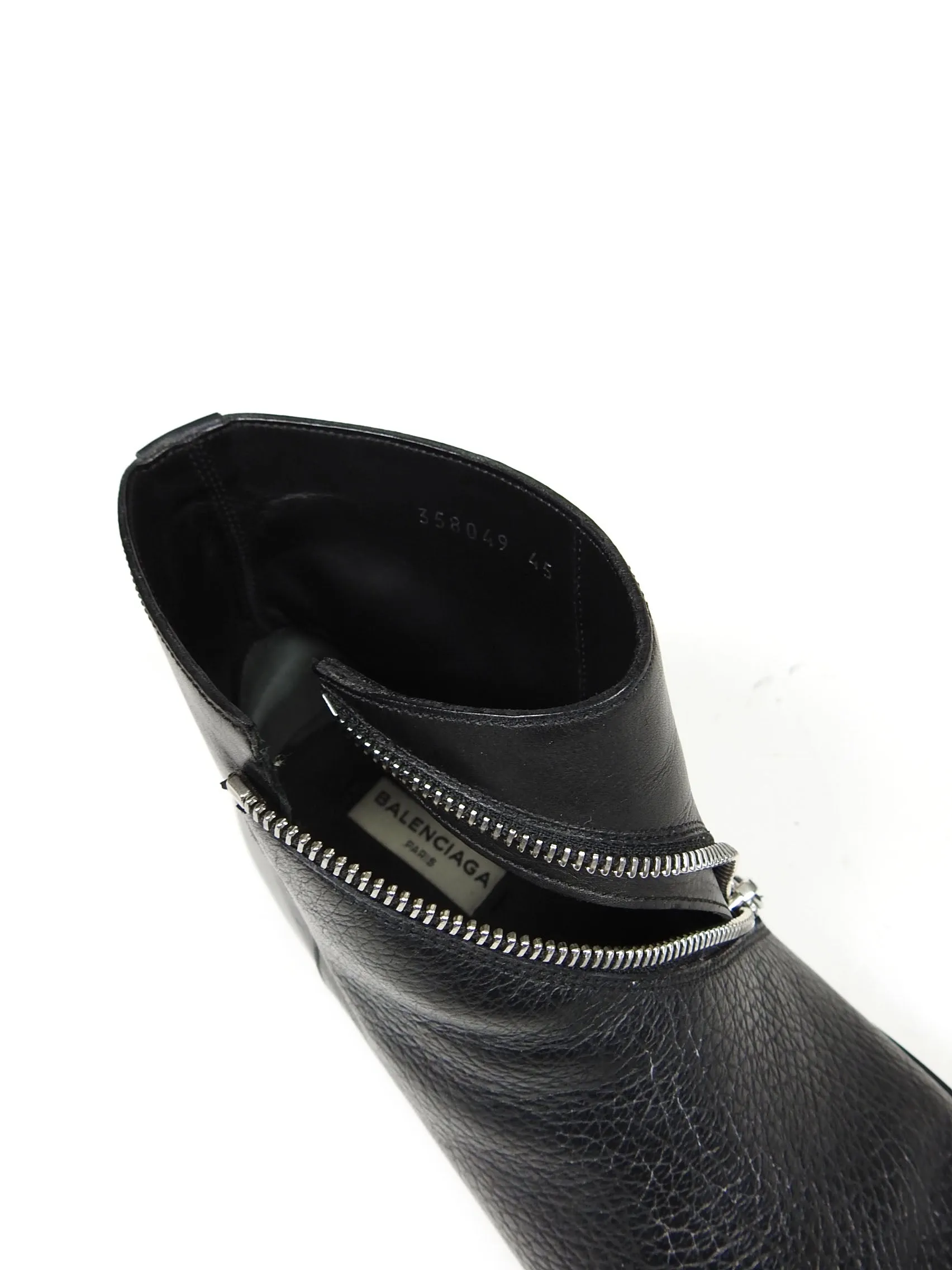 Balenciaga Zippered Boots Size 45