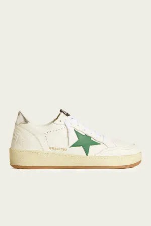 Ball-Star 2 White Green Men Leather Sneaker