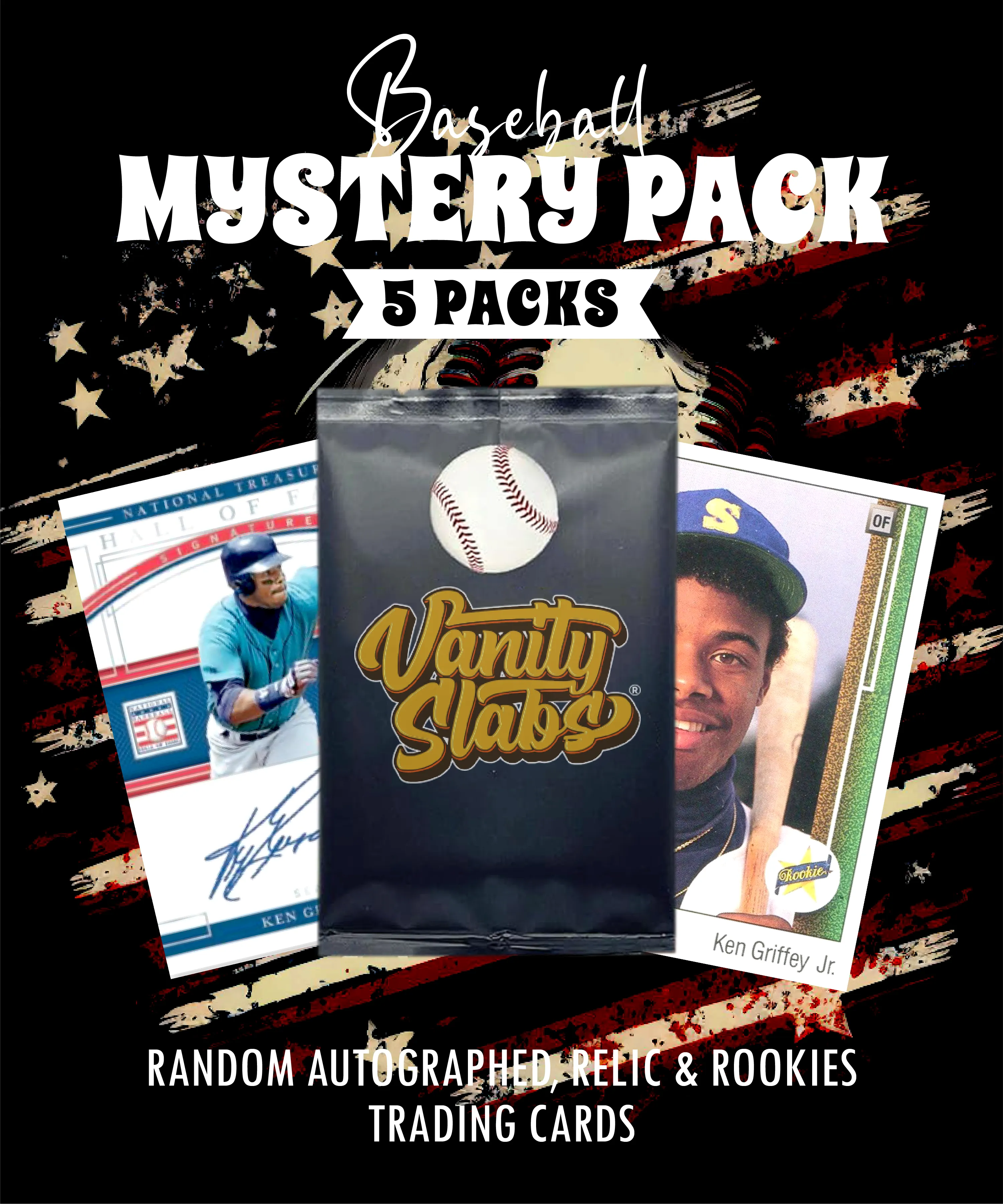 Baseball Mystery 5 Ultimate Elite Packs (Loaded with Goodies) Great Party Favors