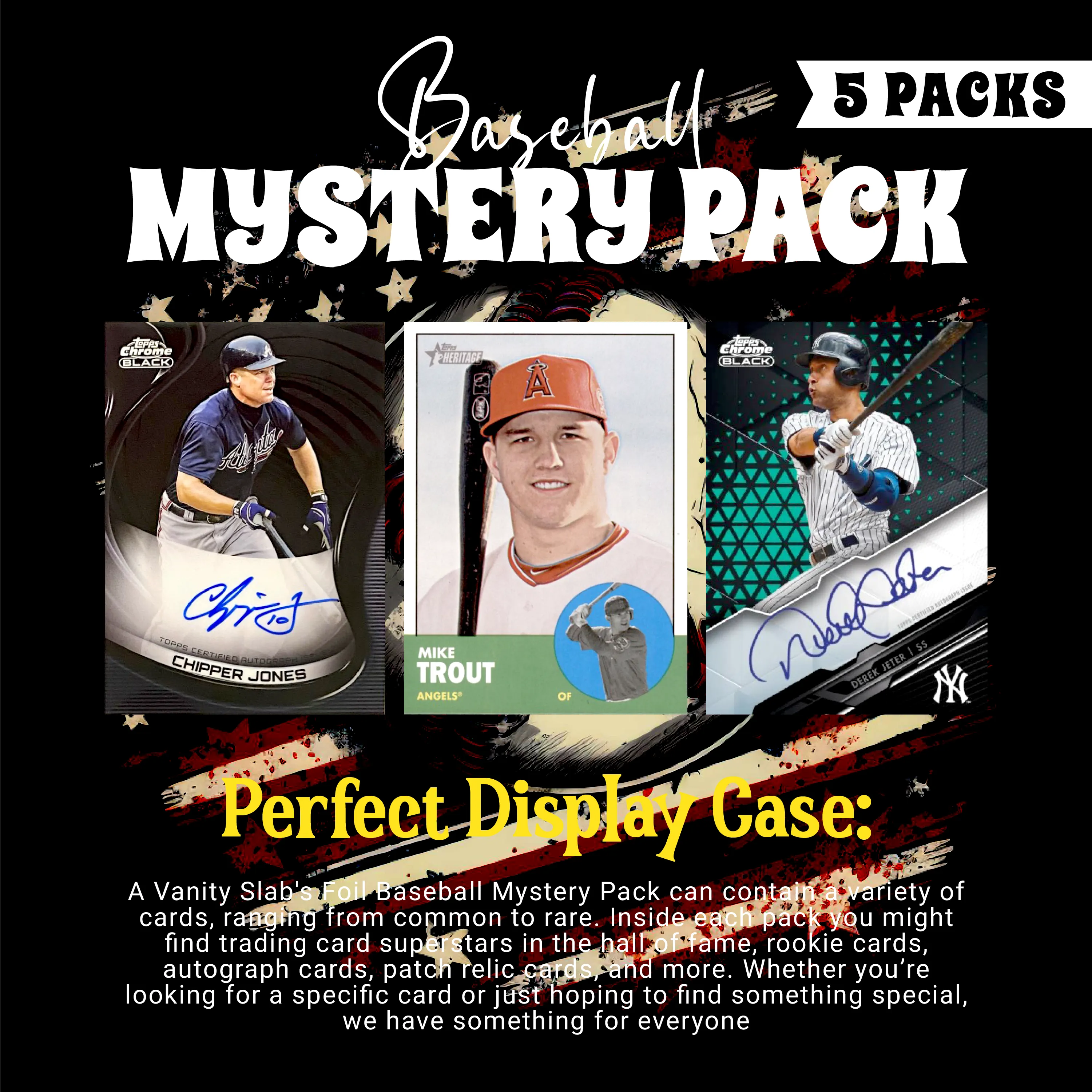 Baseball Mystery 5 Ultimate Elite Packs (Loaded with Goodies) Great Party Favors