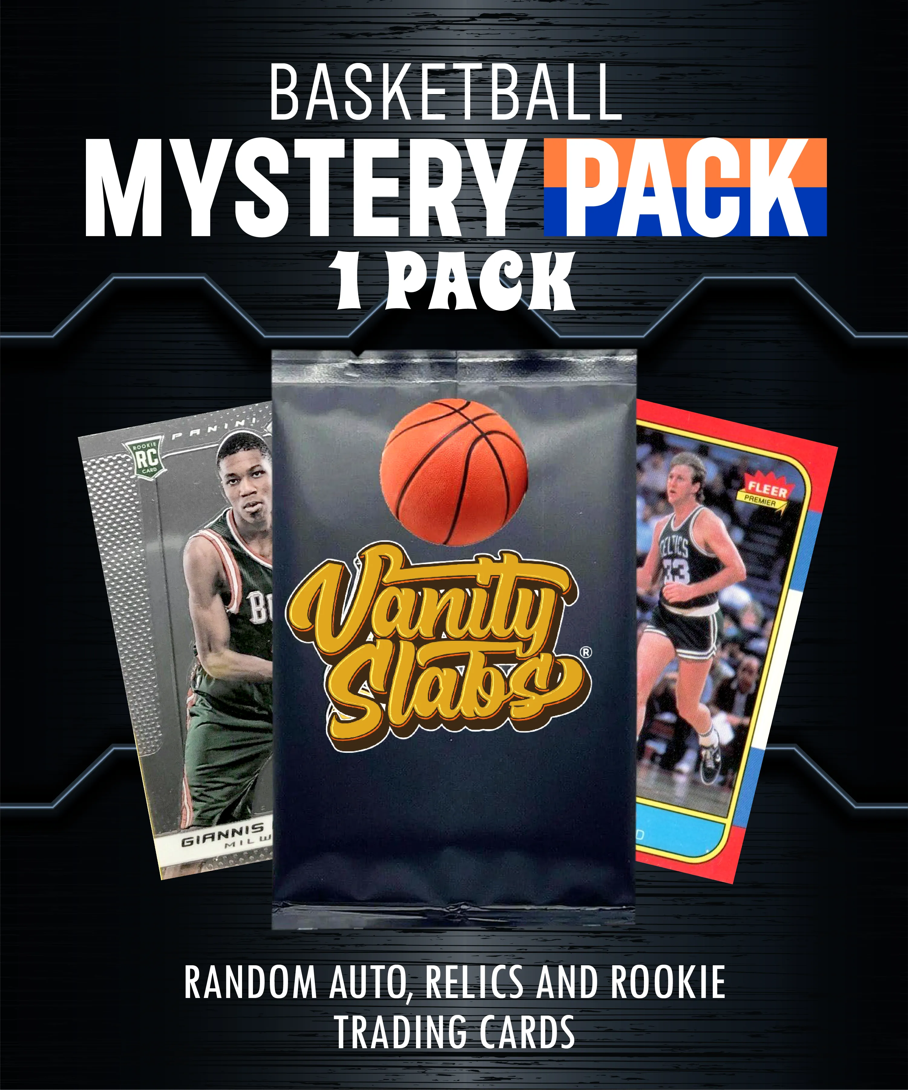Basketball Foil Mystery Pack (Random Auto, Relics and Rookie Trading Cards))