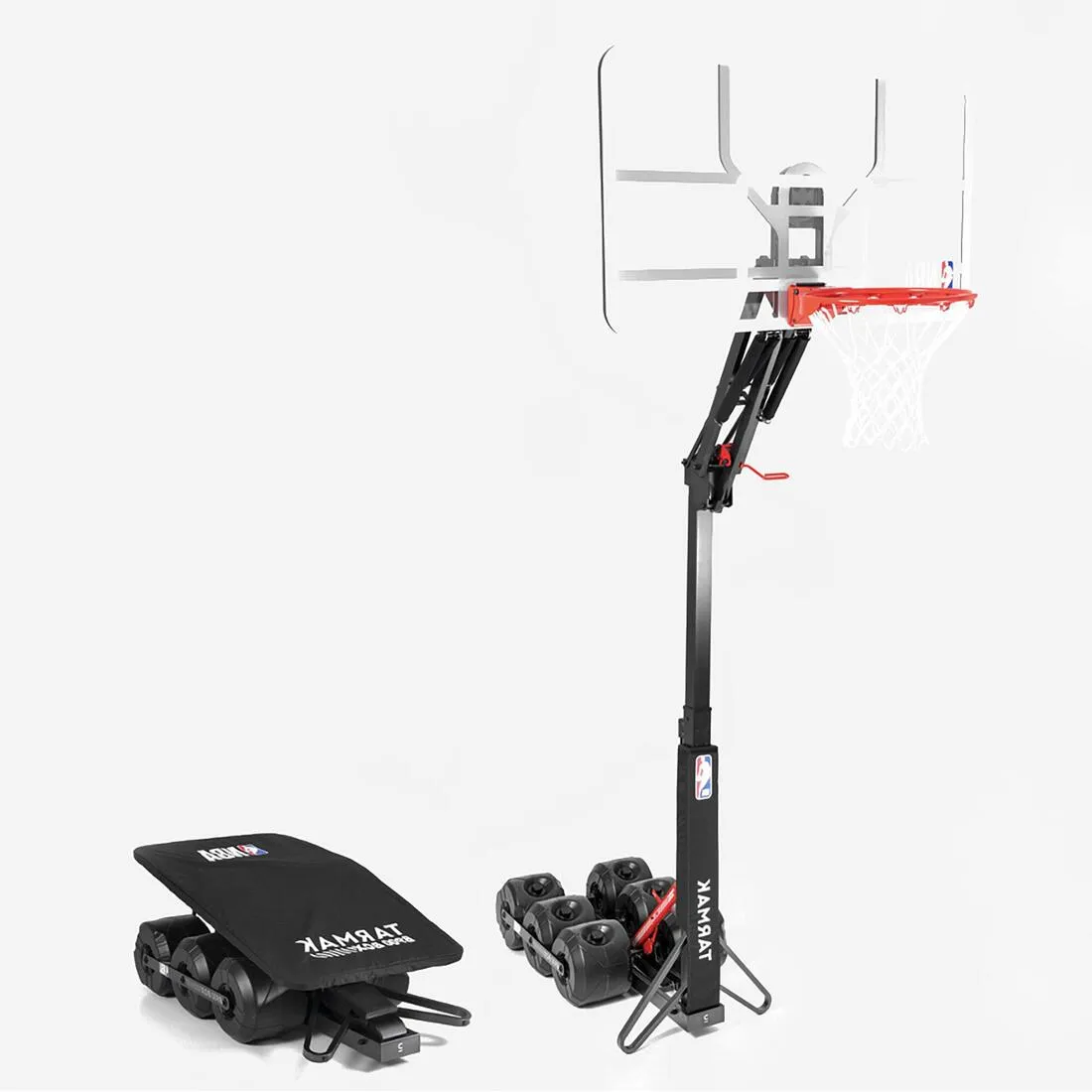 Basketball Hoop By Tarmak - Adjustable Up To 3.05m & Folds Away