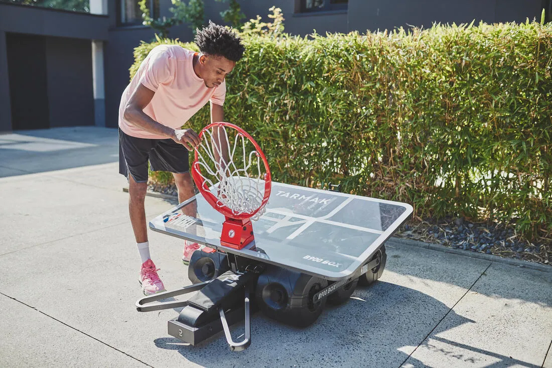 Basketball Hoop By Tarmak - Adjustable Up To 3.05m & Folds Away