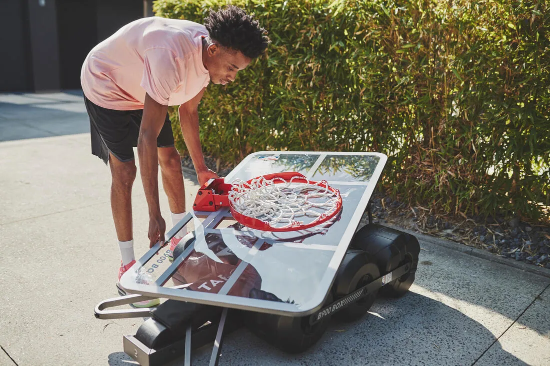 Basketball Hoop By Tarmak - Adjustable Up To 3.05m & Folds Away