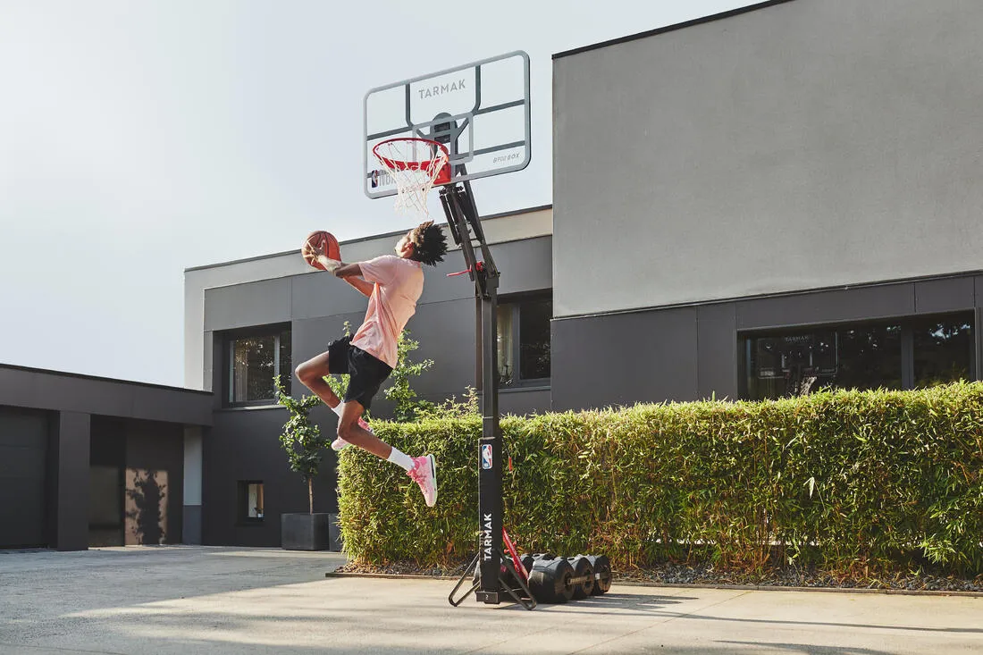 Basketball Hoop By Tarmak - Adjustable Up To 3.05m & Folds Away