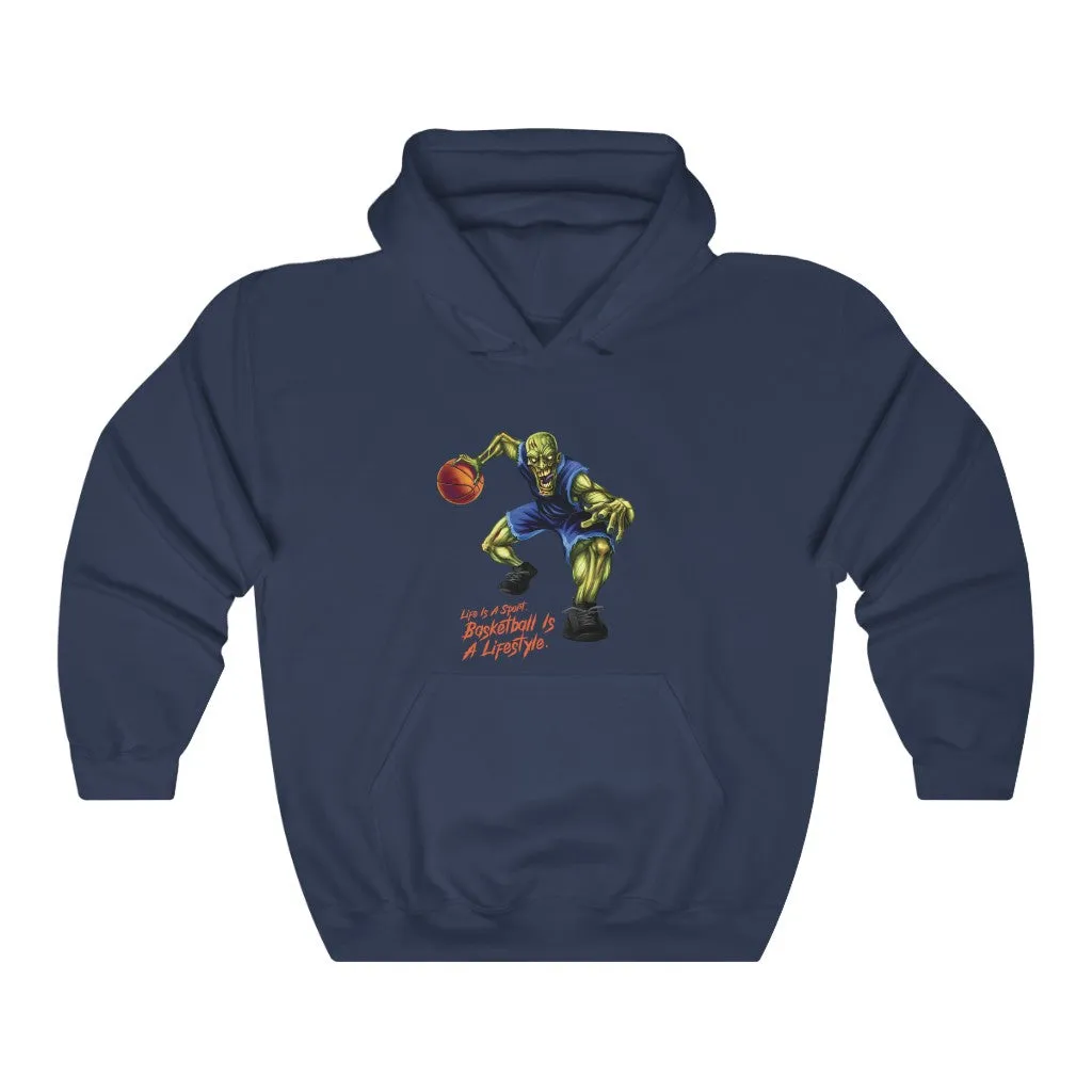 Basketball Zombie Graphic Hoodie