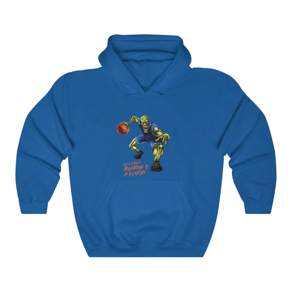 Basketball Zombie Graphic Hoodie