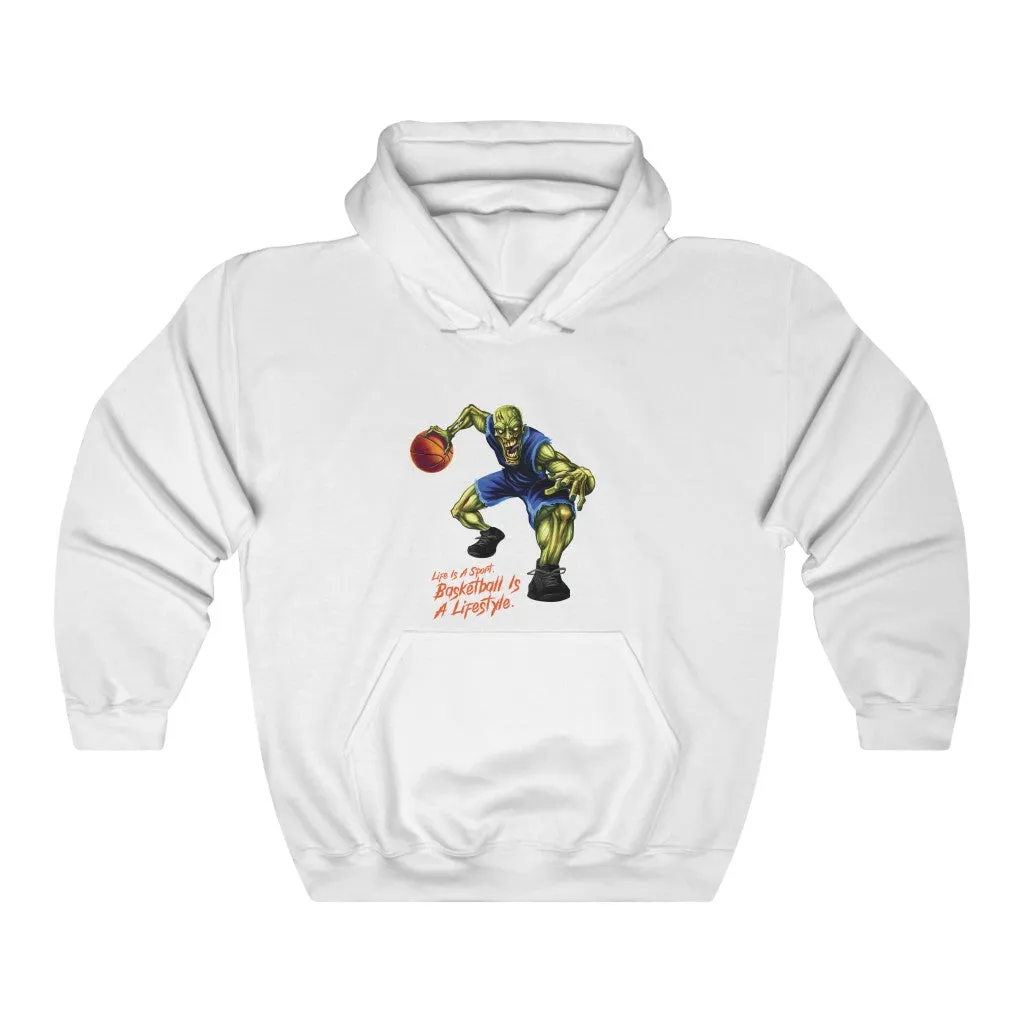Basketball Zombie Graphic Hoodie