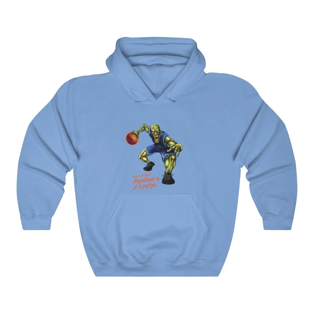 Basketball Zombie Graphic Hoodie
