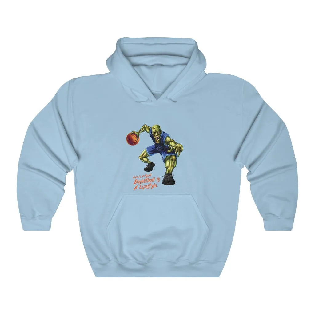Basketball Zombie Graphic Hoodie