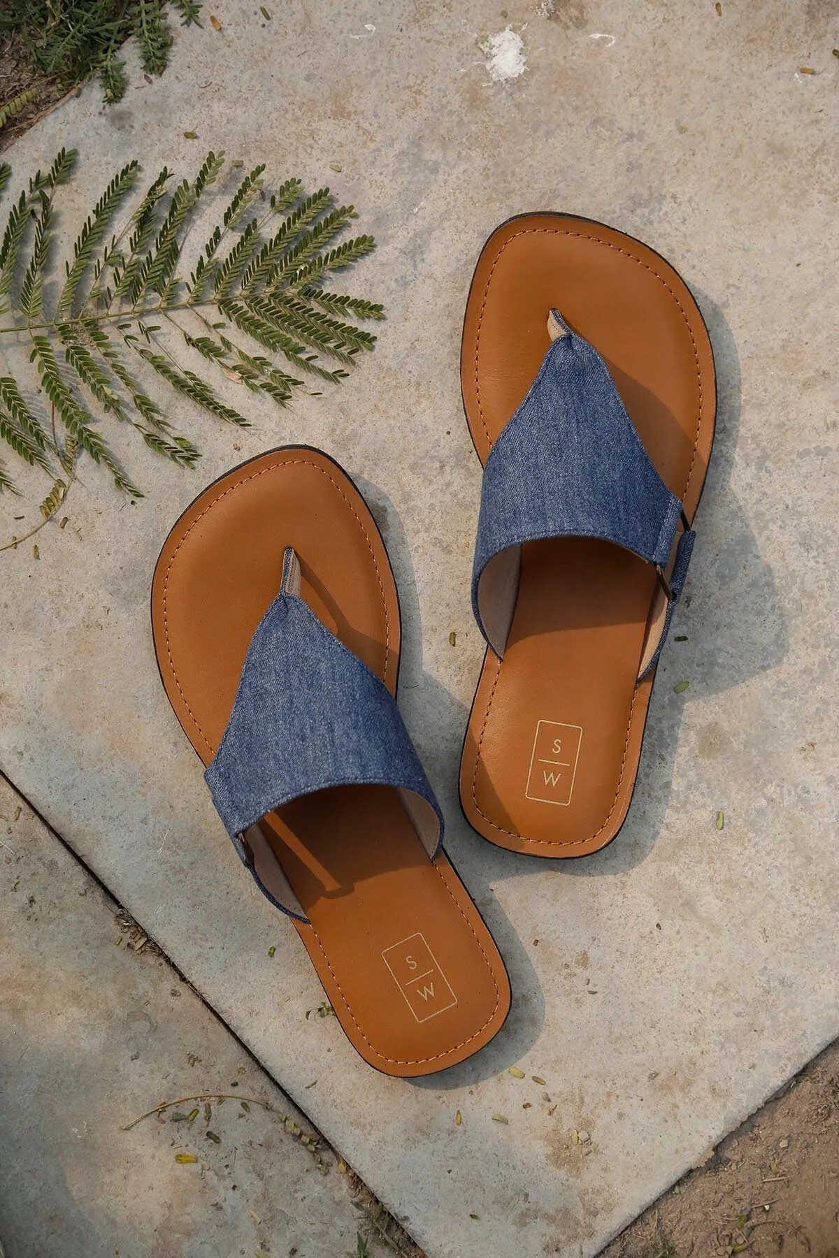 Ben Denim & Tan Men's Sandals