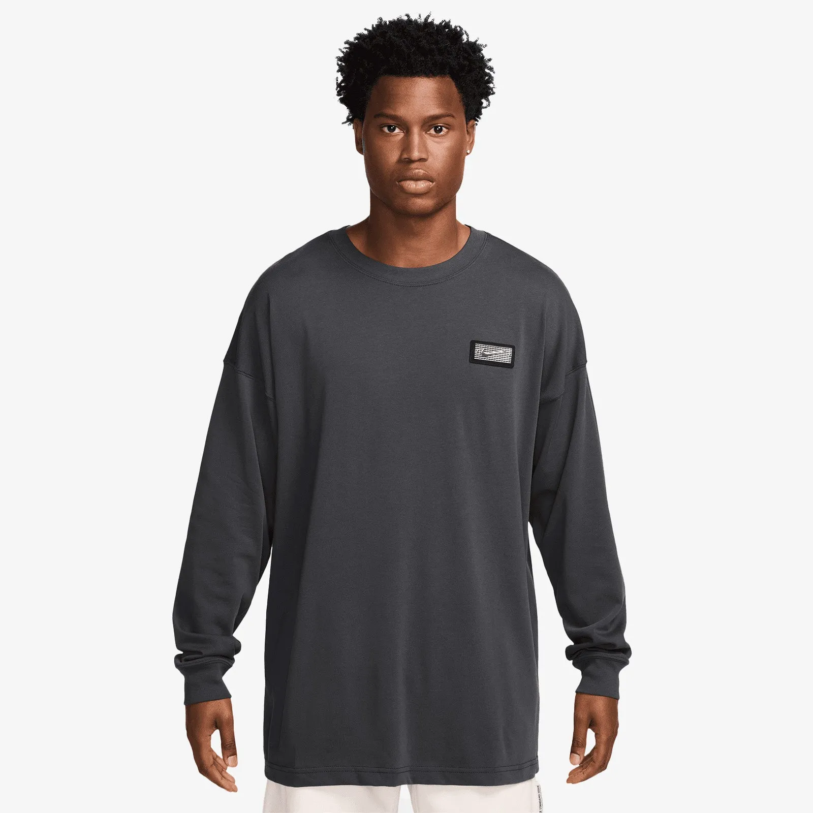 Booker Graphic Long-Sleeve T-Shirt - Anthracite