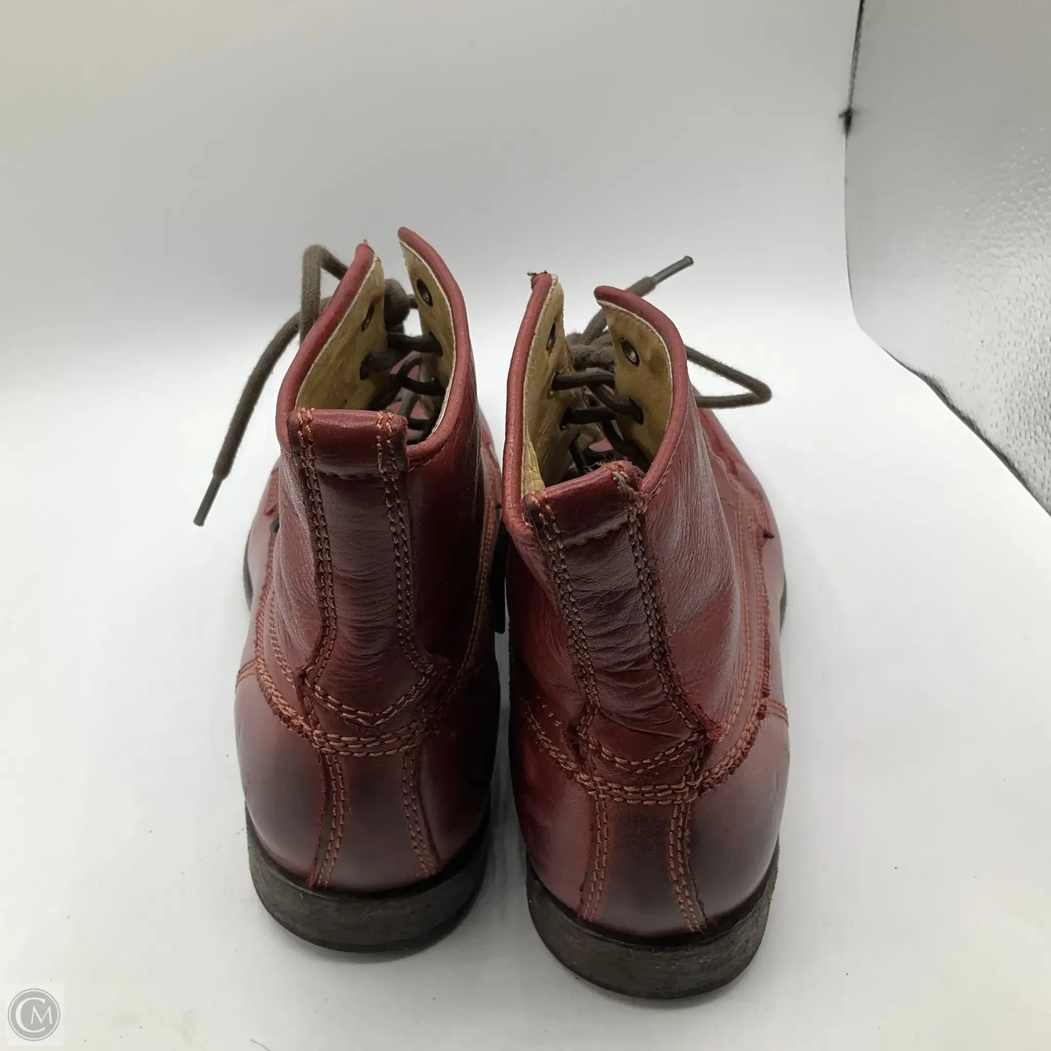 Boots Designer By Frye In Red, Size: 11