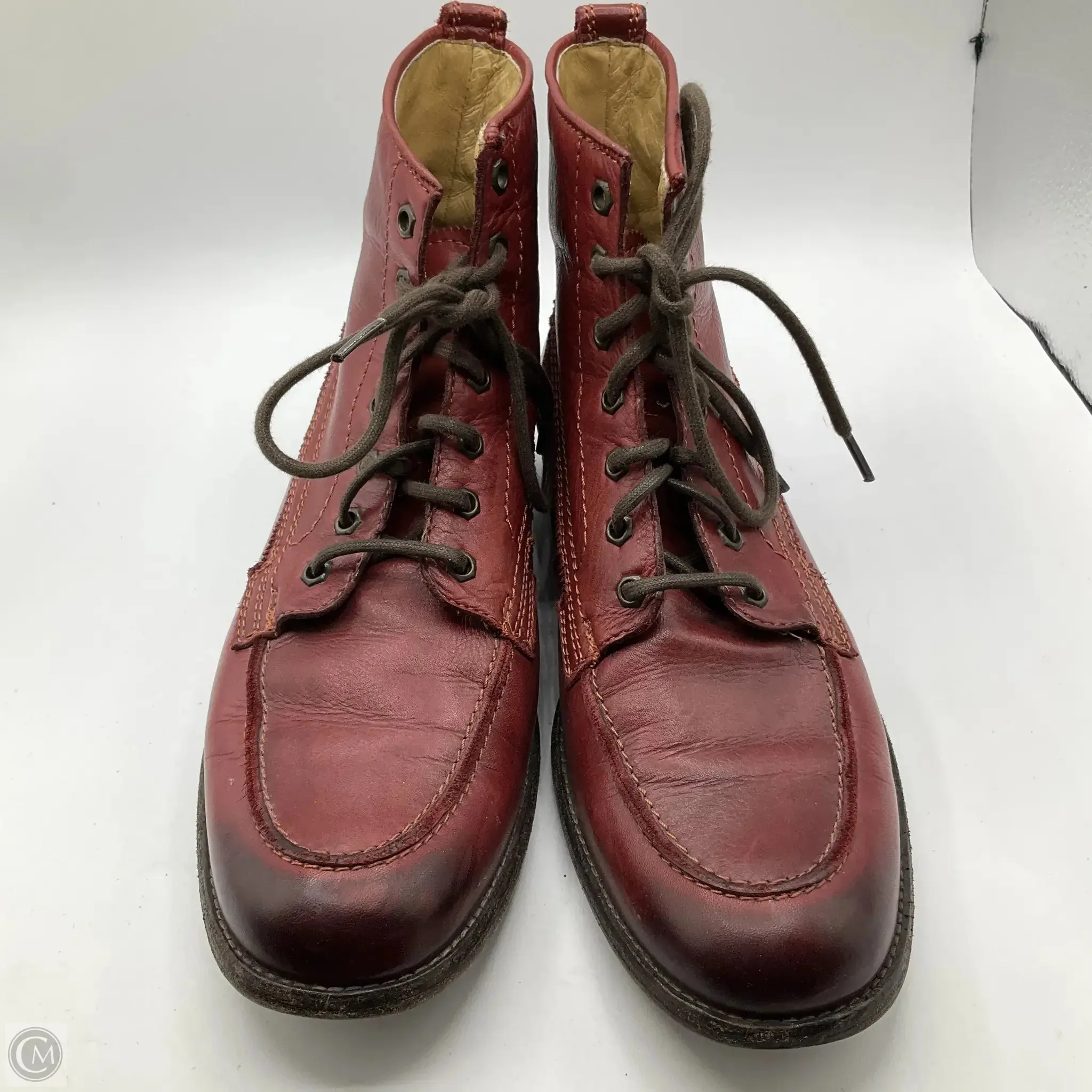 Boots Designer By Frye In Red, Size: 11
