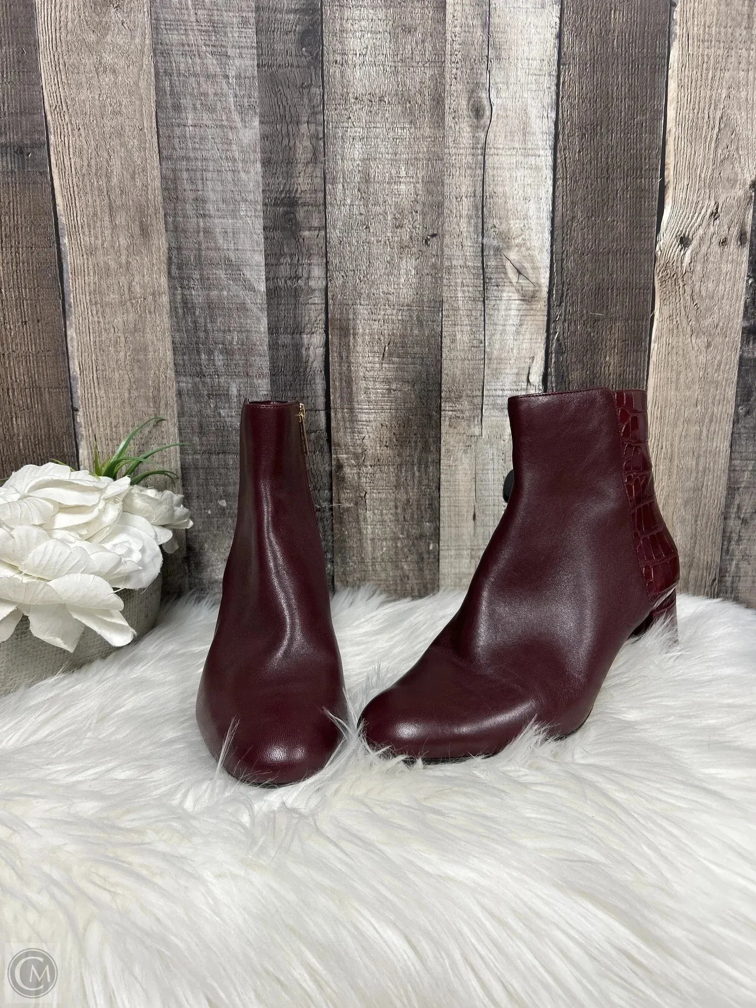 Boots Designer By Michael Kors In Red, Size: 9