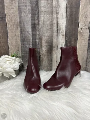 Boots Designer By Michael Kors In Red, Size: 9