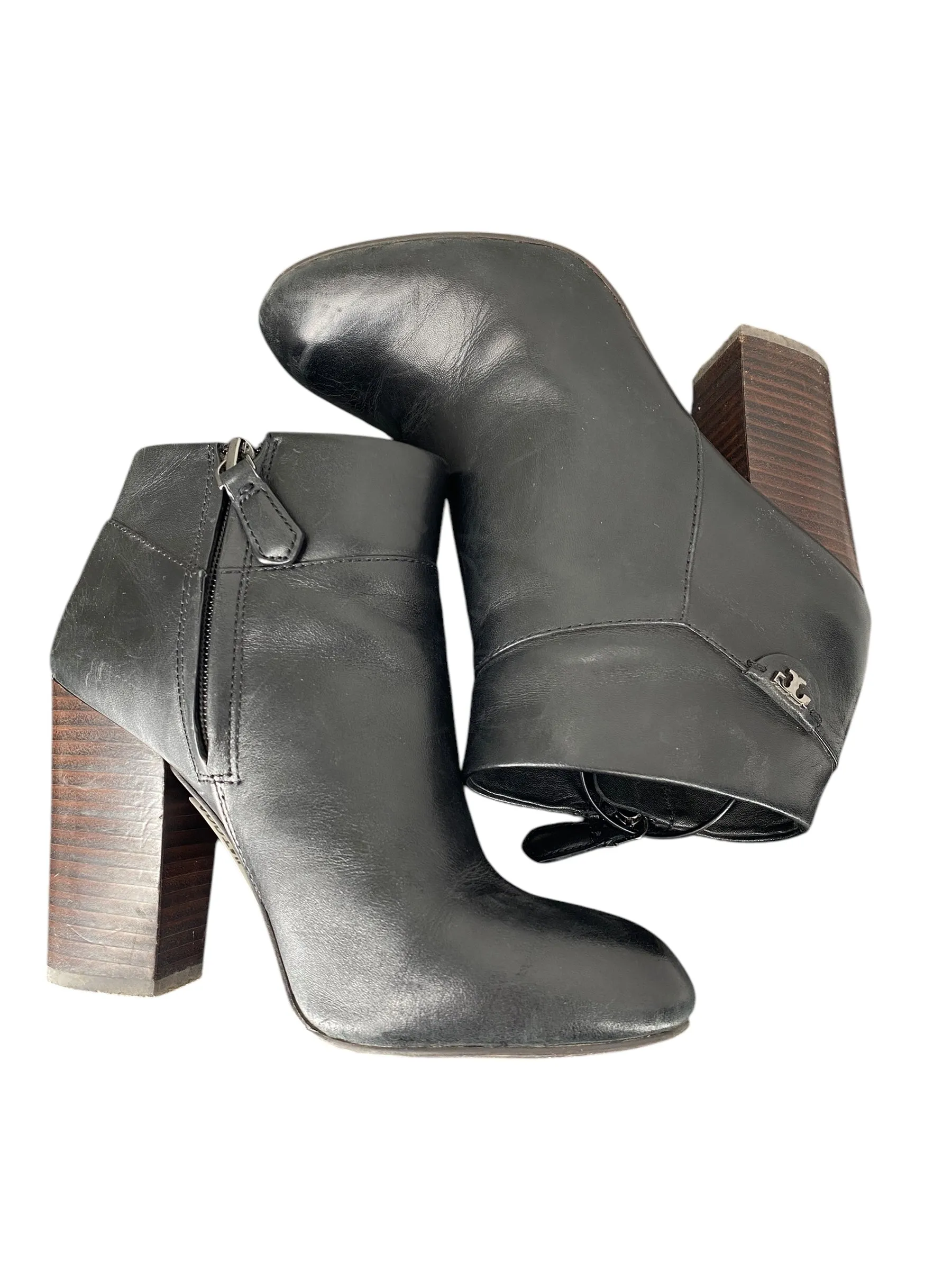 Boots Designer By Tory Burch In Black, Size: 7
