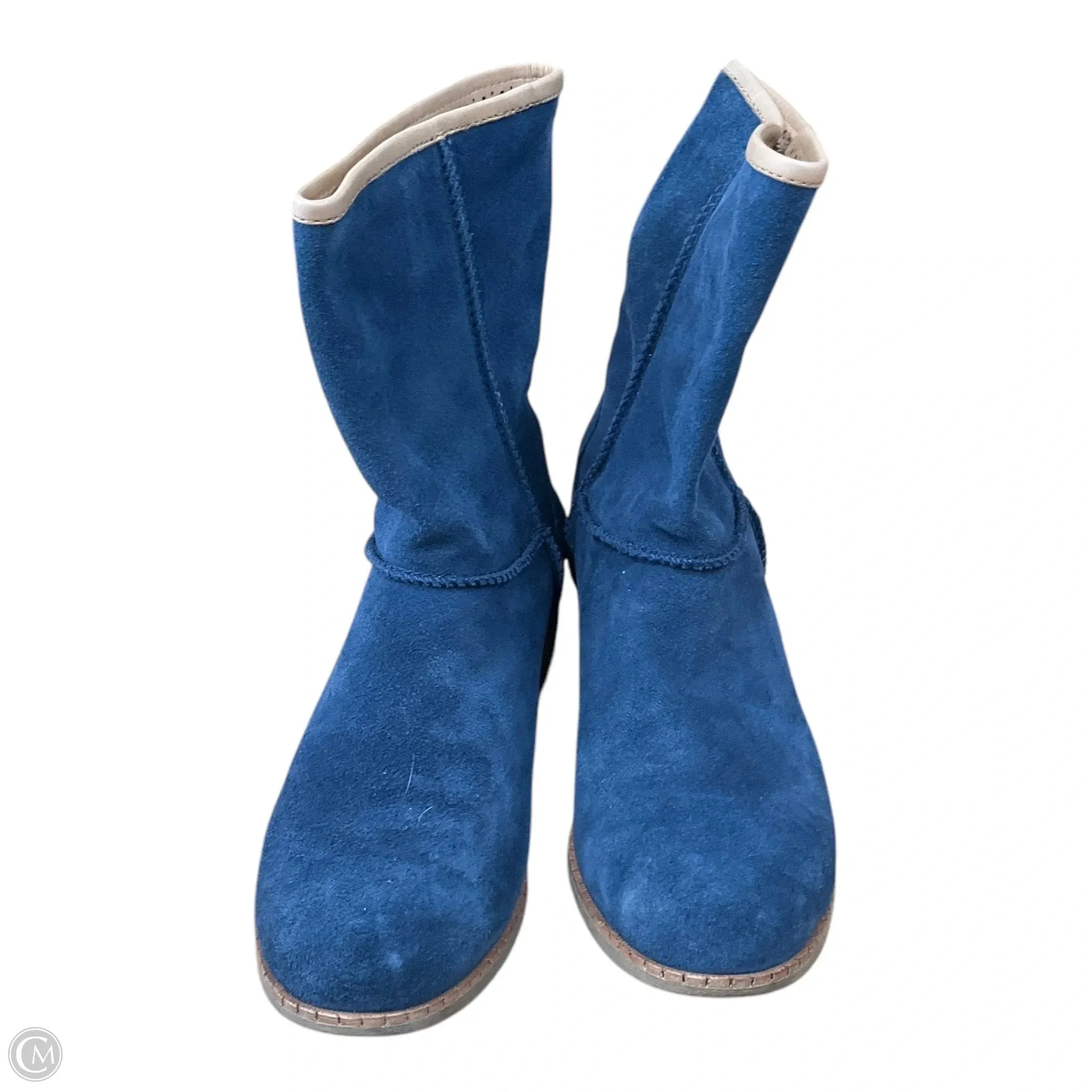 Boots Designer By Ugg In Blue, Size: 7.5