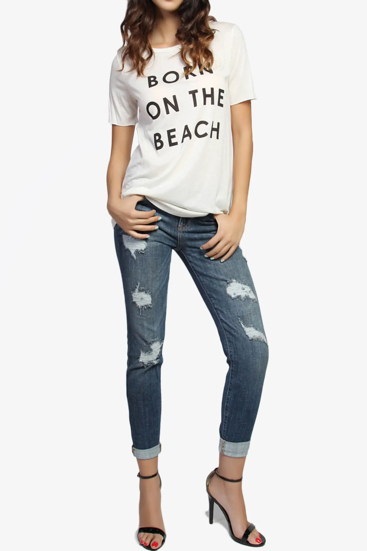 Born On The Beach Short Sleeve Tee