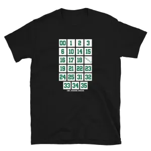 Boston Basketball Retired Numbers T Shirt