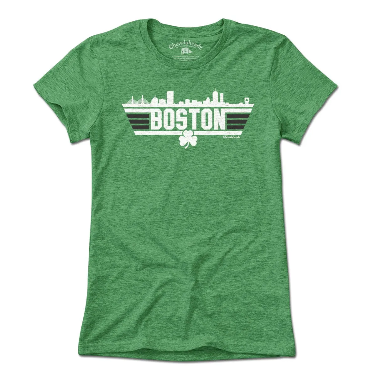 Boston Top Town Shamrock T-Shirt