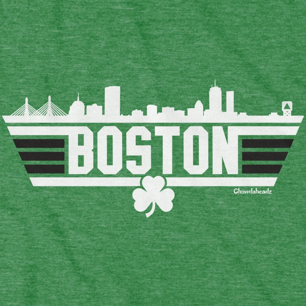 Boston Top Town Shamrock T-Shirt