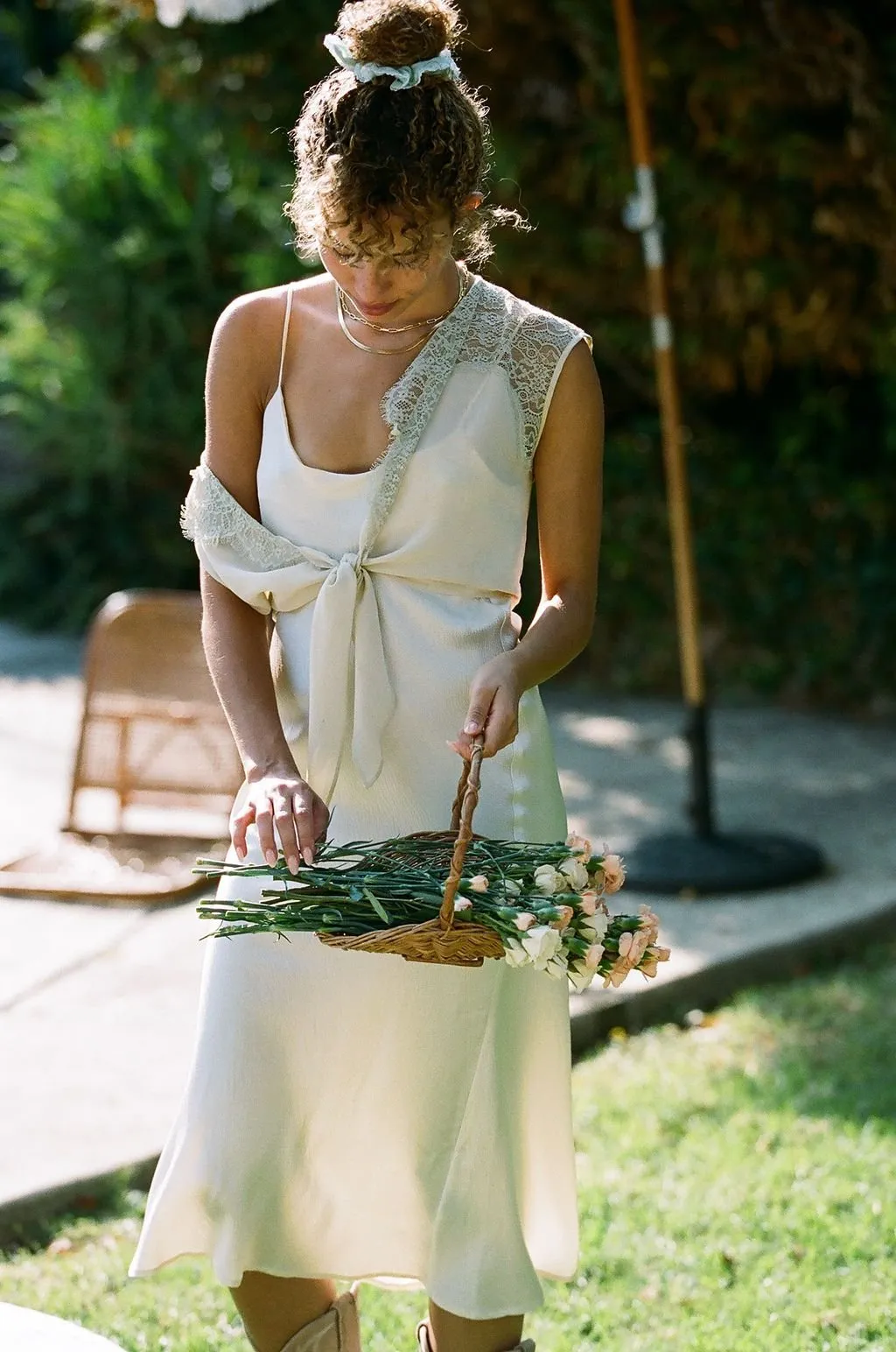 Camelia Bias Slip Dress | Available in Black Only