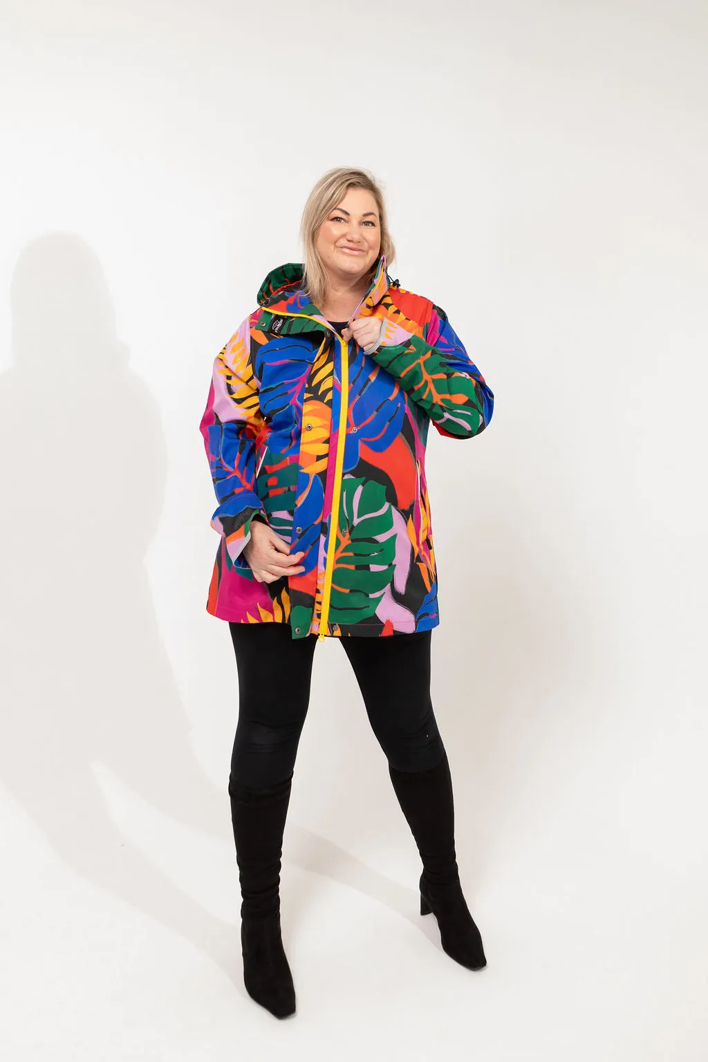 Carnaval fleece bonded parka