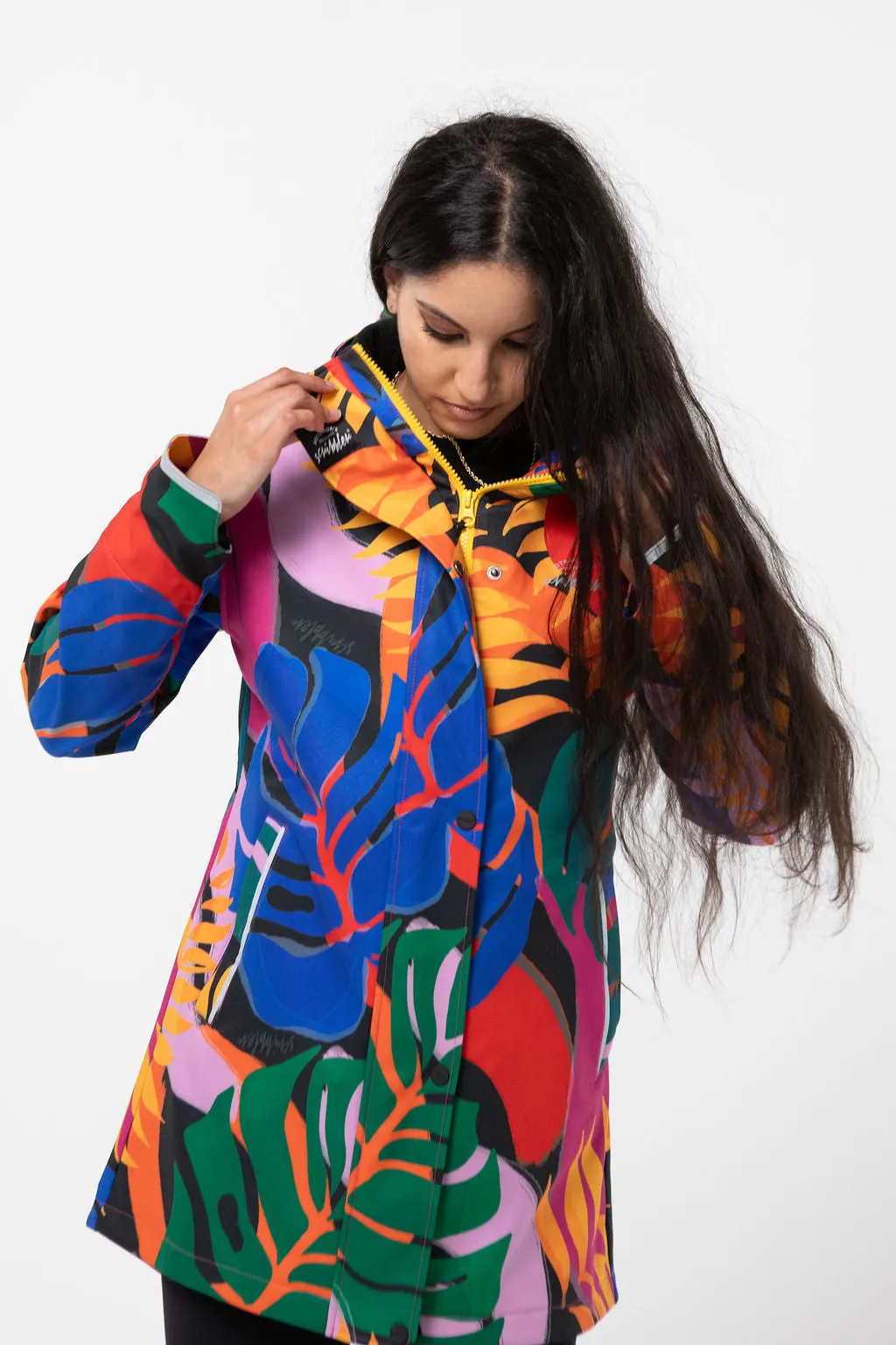 Carnaval fleece bonded parka