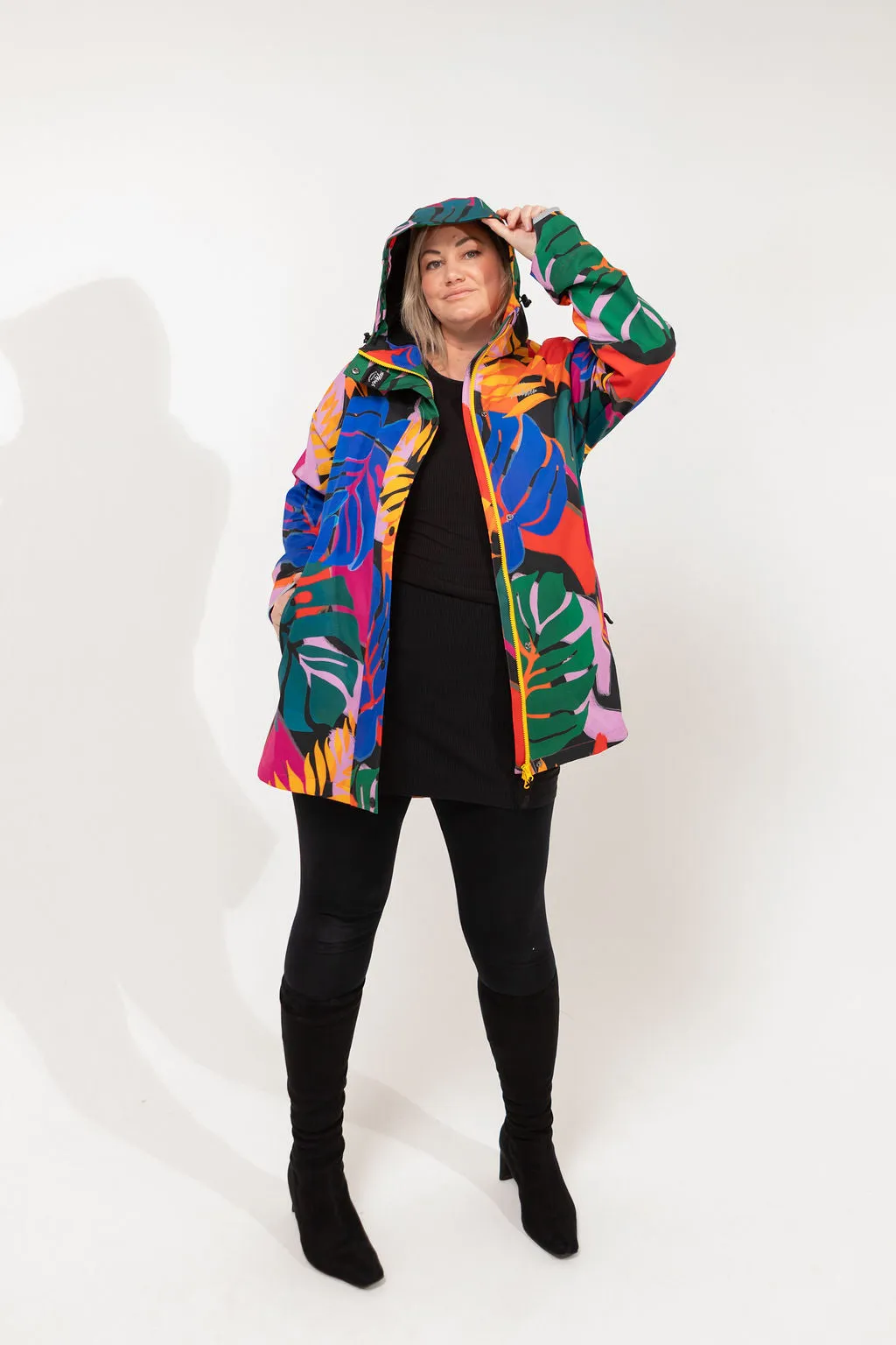 Carnaval fleece bonded parka