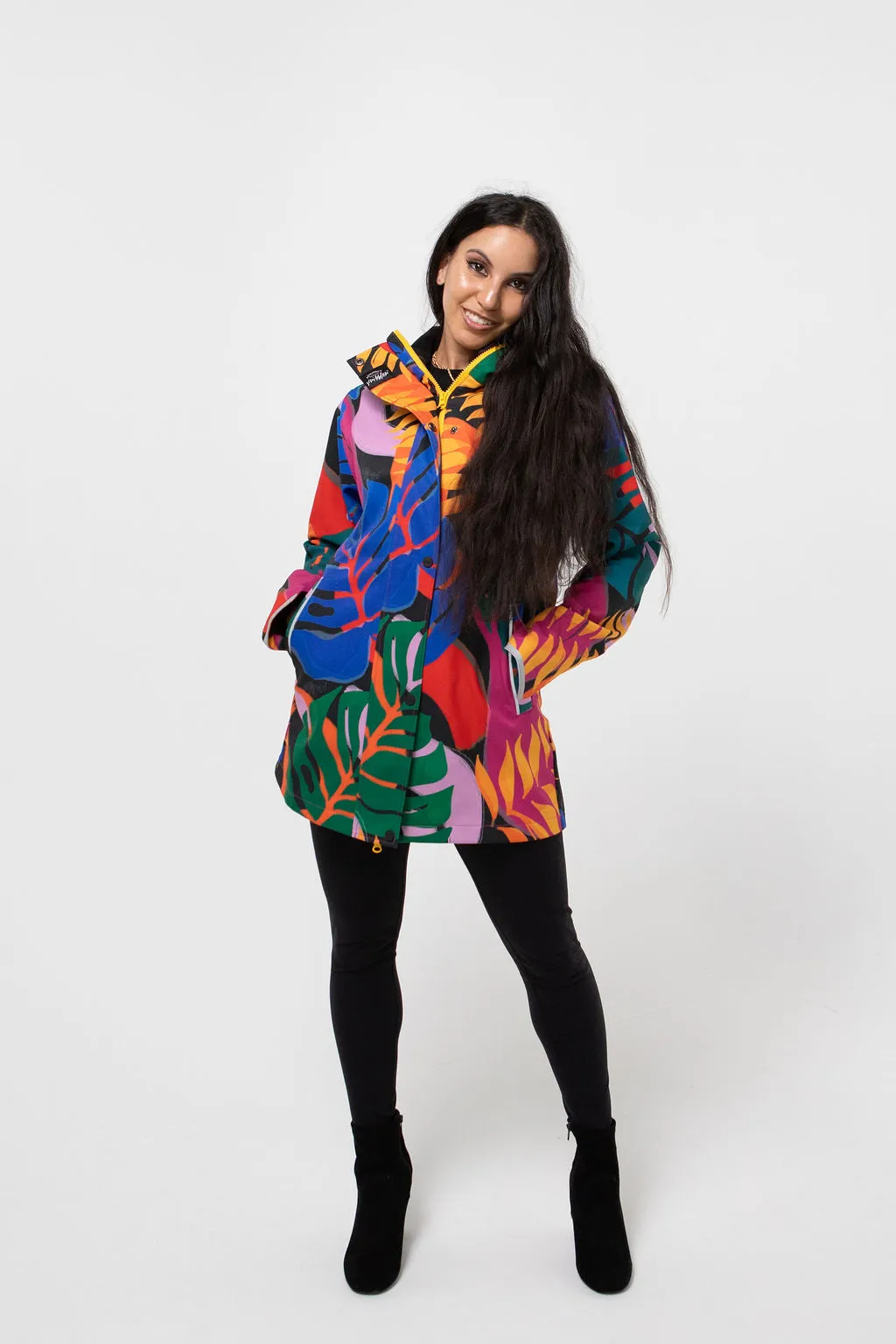 Carnaval fleece bonded parka