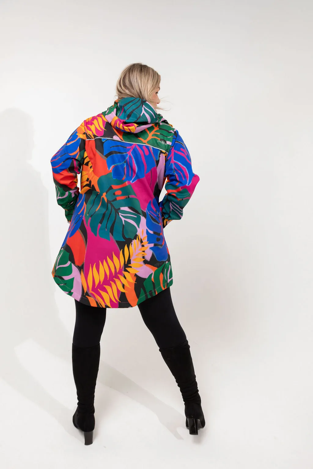 Carnaval fleece bonded parka