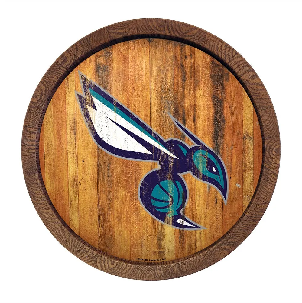 Charlotte Hornets: Logo - "Faux" Barrel Top Sign
